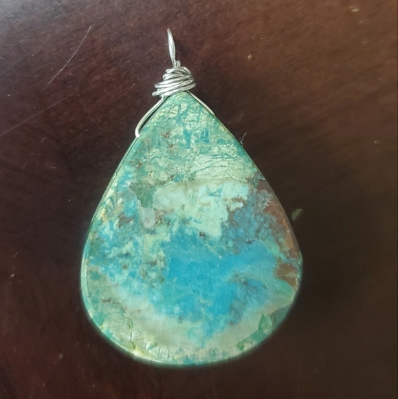 Chrysocolla Pendant - Picture 2 of 4
